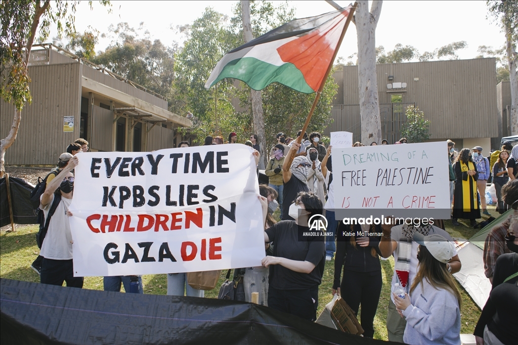 ABD'de üniversite kampüslerindeki Filistin'e destek eylemleri yayılıyor