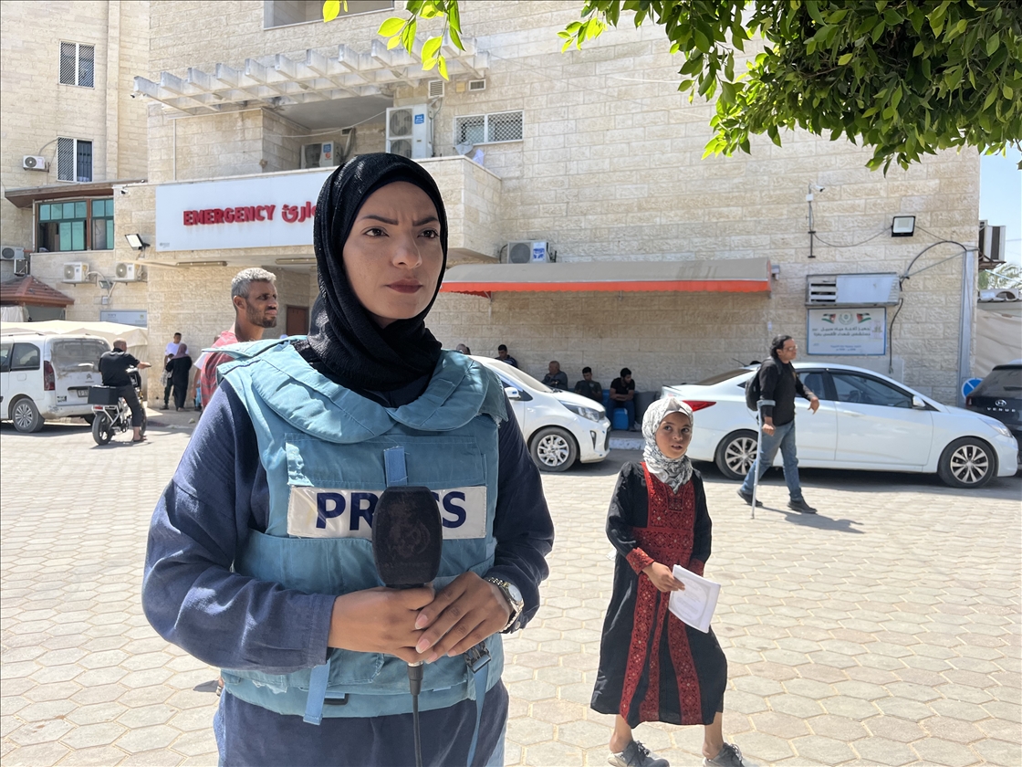 Press members in Gaza endeavoring to fulfill their duties amid the Israeli attacks