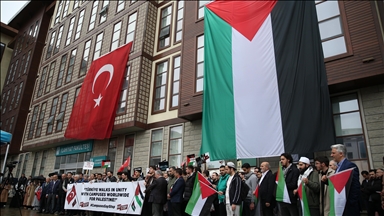Üniversite öğrencilerinden ABD ve Avrupa'daki Filistin eylemlerine destek