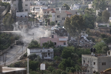Израильская армия совершила рейд в населенном пункте Дайр-эль-Гусун на Западном берегу Иордана