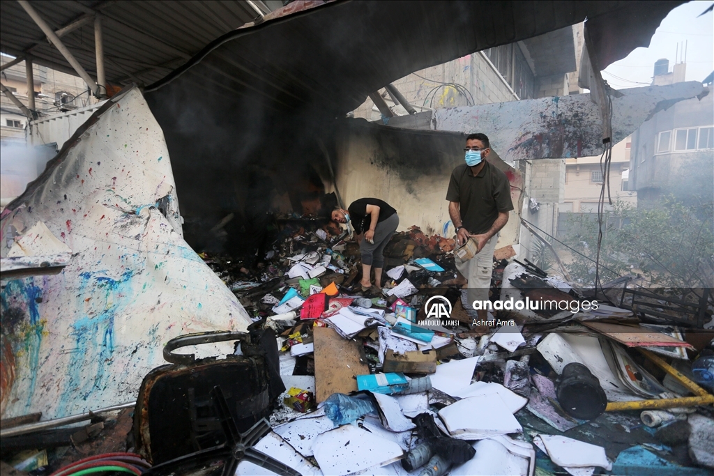 İsrail ordusunun Gazze Şeridi’ne yönelik saldırıları devam ediyor