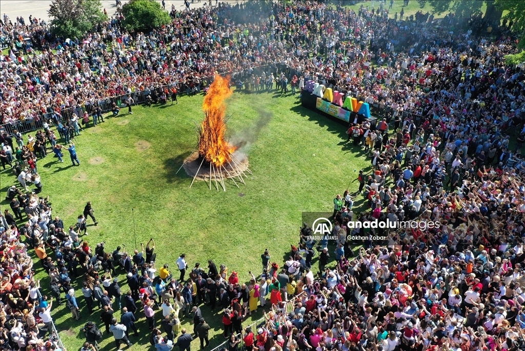 Edirne'de "Kakava ateşi" yakıldı