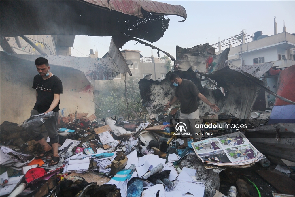 İsrail ordusunun Gazze Şeridi’ne yönelik saldırıları devam ediyor