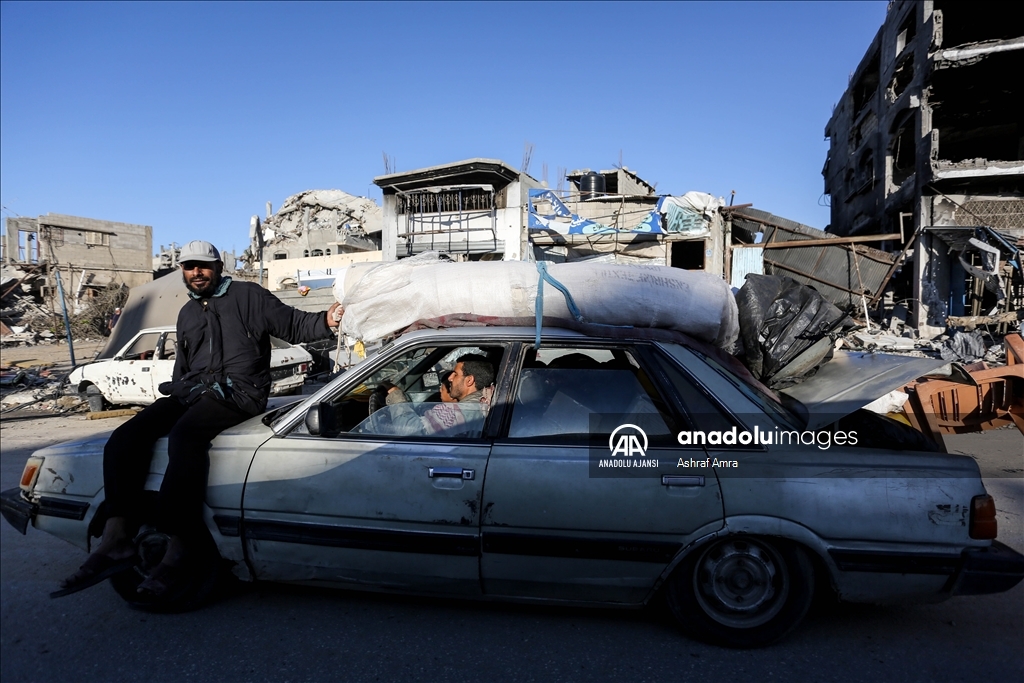 İsrail ordusunun açıklamasının ardından Refah'ın doğusundaki Filistinliler göç etmeye başladı