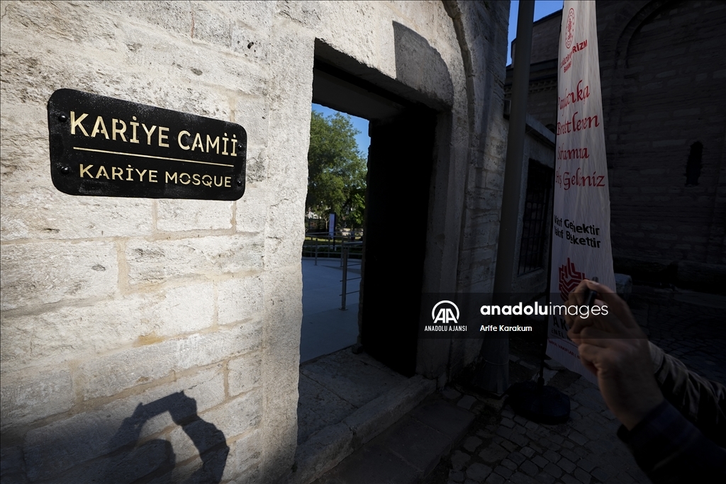 Kariye Camii ibadete açıldı