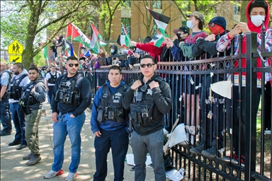 В Чикаго продолжаются студенческие демонстрации в поддержку Палестины