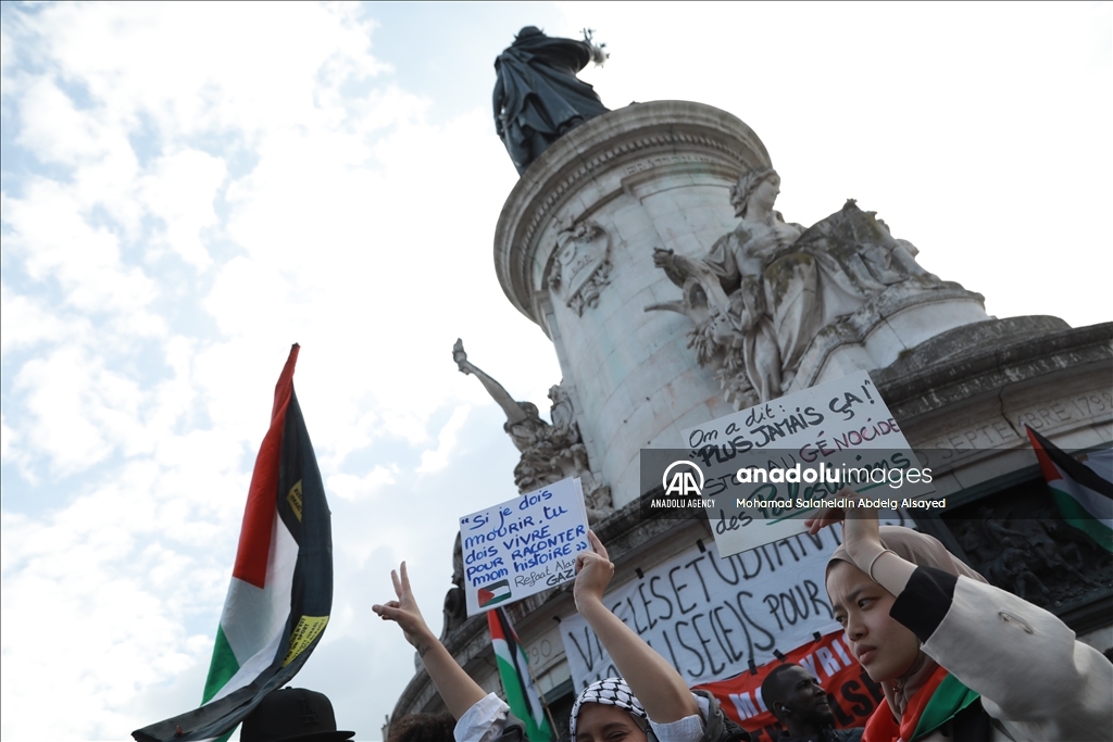 باريس.. محتجون ينددون بالهجوم الإسرائيلي البري على رفح