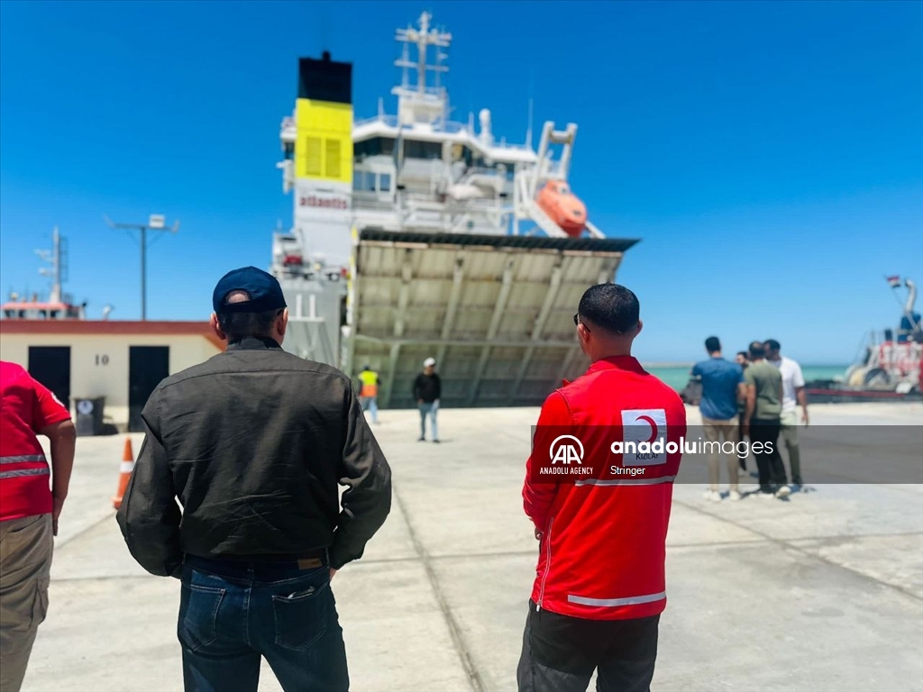 مرسين.. "سفينة الخير" التركية القطرية تنطلق نحو غزة
