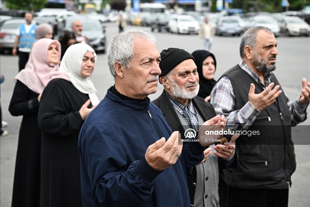 Hacı adayları için Harem Otogarı'nda uğurlama merasimi düzenlendi