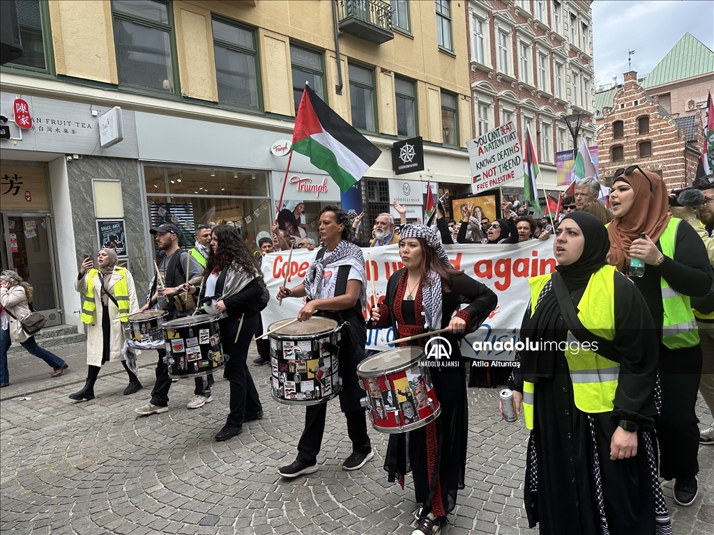  İsrail'in Eurovision Şarkı Yarışmasına katılımı Malmö'de protesto edildi