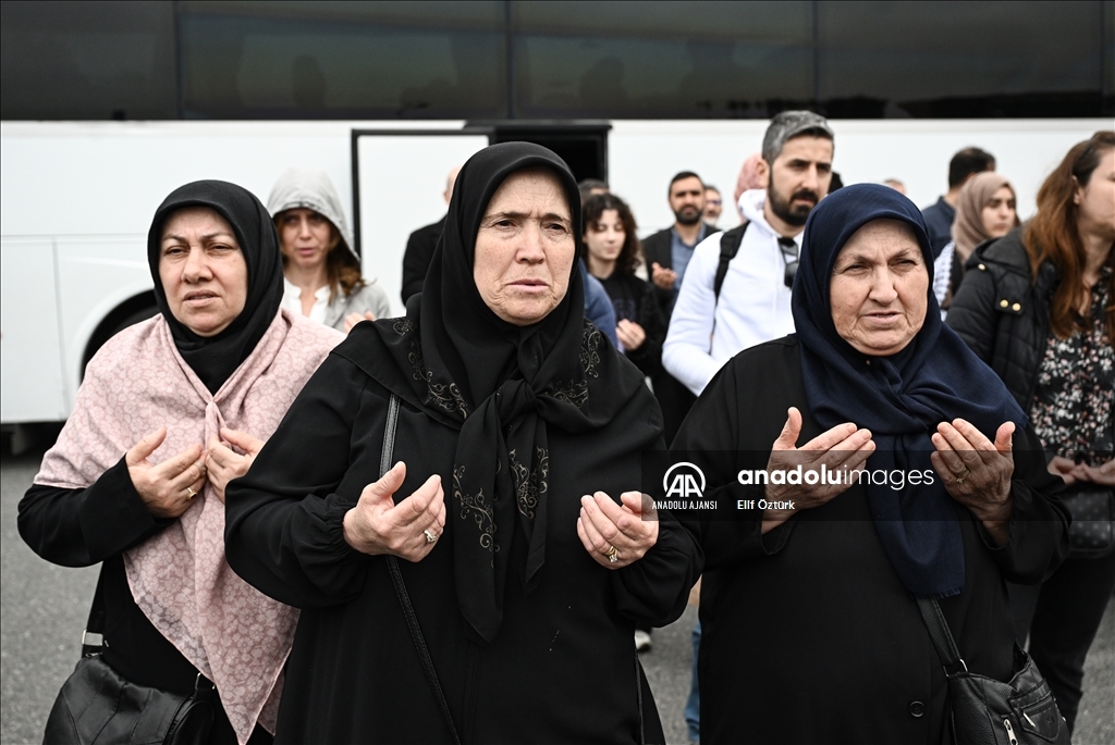 Hacı adayları için Harem Otogarı'nda uğurlama merasimi düzenlendi