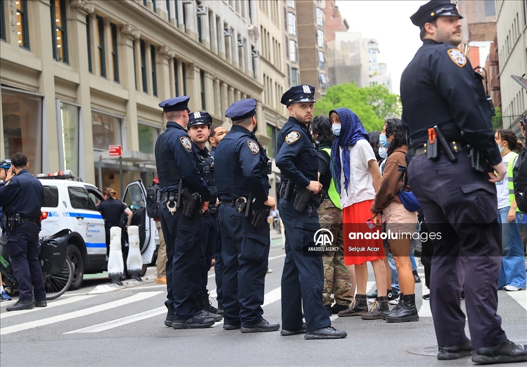 Полиция Нью-Йорка разогнала пропалестинскую демонстрацию в New School