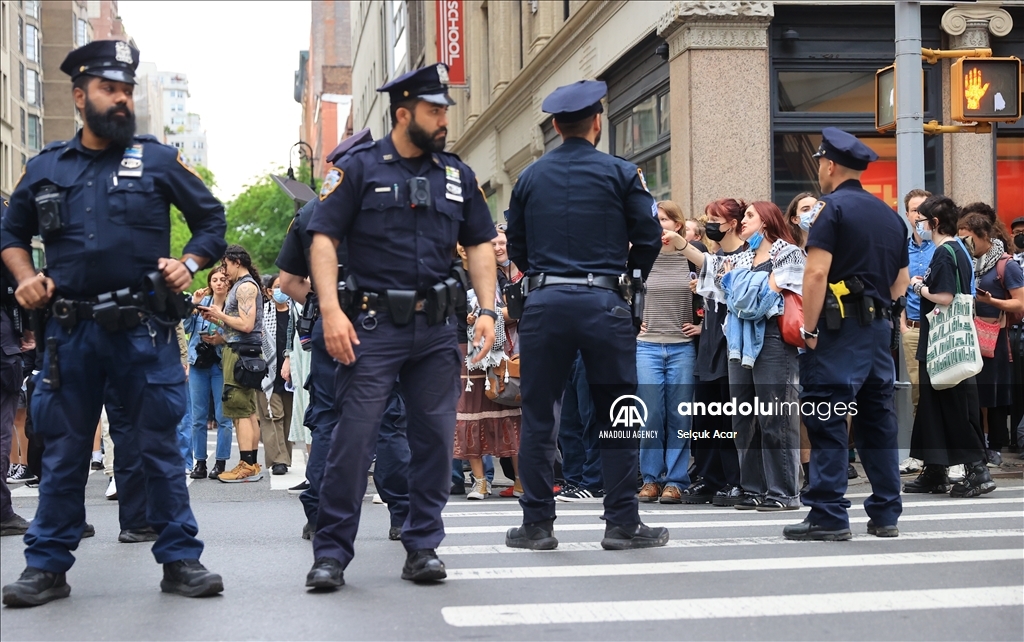 Полиция Нью-Йорка разогнала пропалестинскую демонстрацию в New School