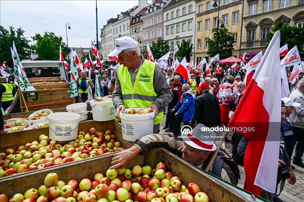 Polonyalı çiftçiler, AB'nin tarım politikalarını protesto etmeye devam ediyor 