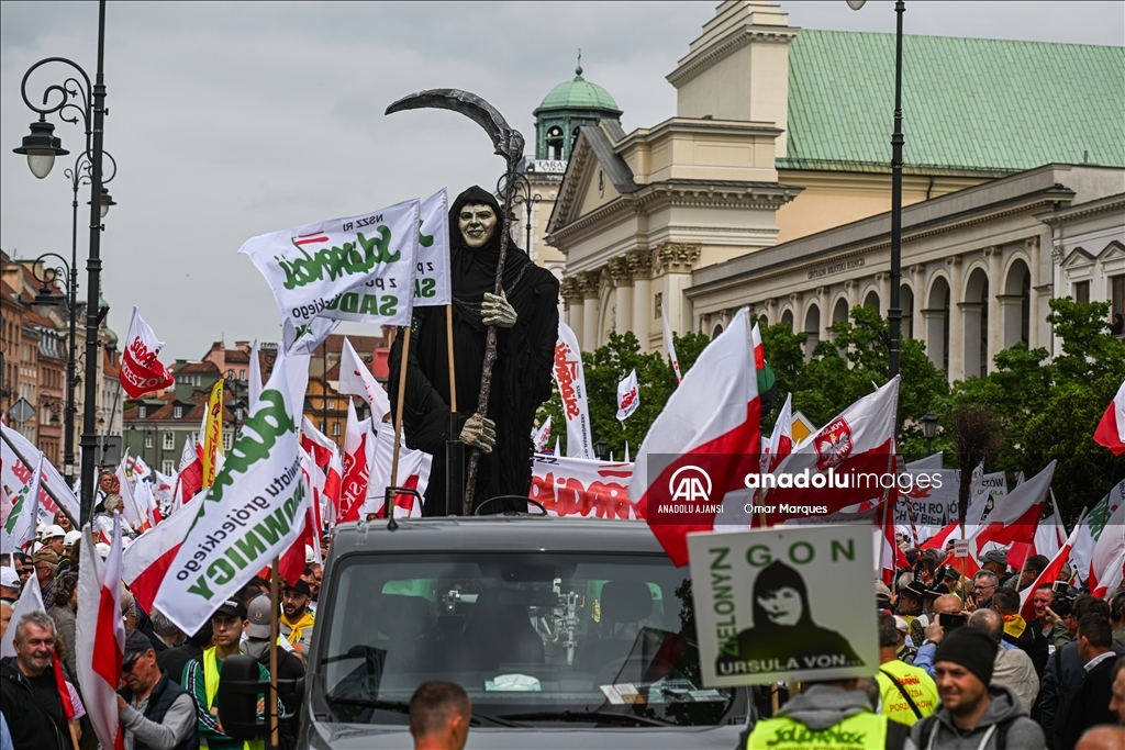 Polonyalı çiftçiler, AB'nin tarım politikalarını protesto etmeye devam ediyor 