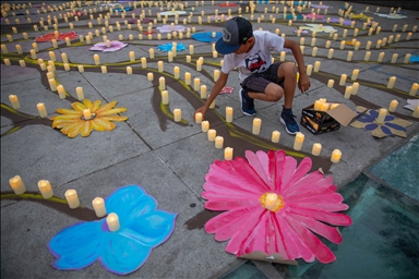 В Мехико почтили память пропавших без вести мексиканцев