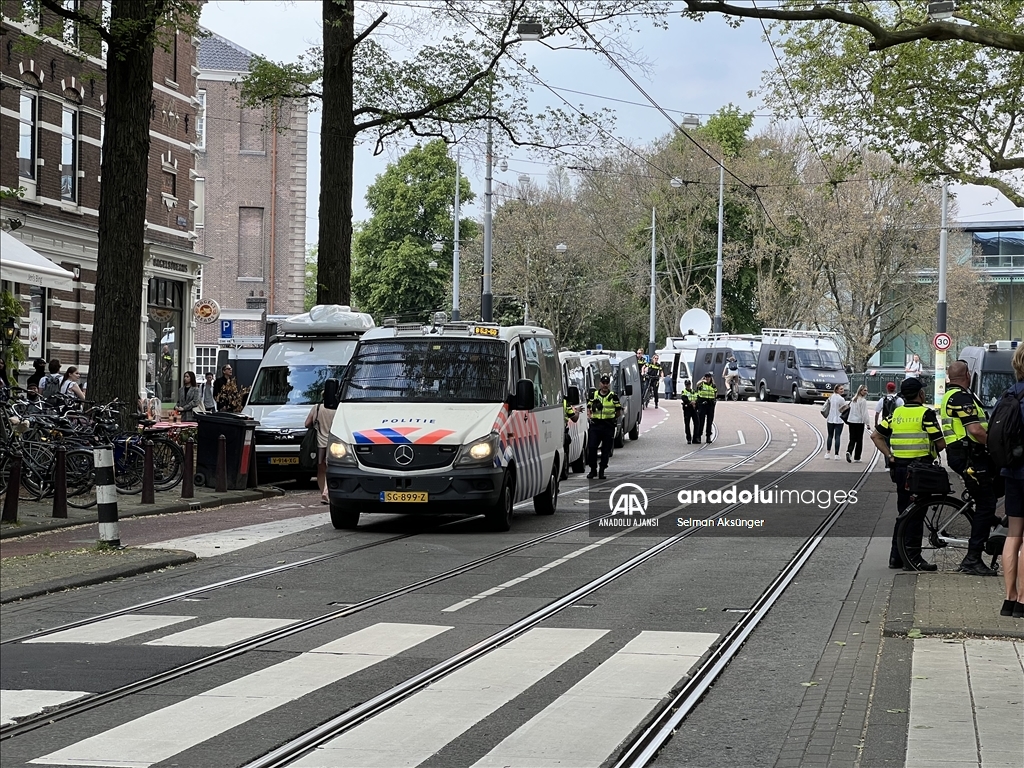 Hollanda'daki üniversitelerde Filistin eylemleri sürüyor