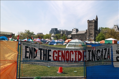 В университете Торонто продолжаются акции в поддержку Палестины