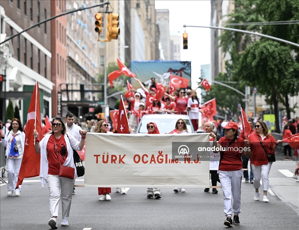 Turkish American community celebrates Turkish Day Parade in New York