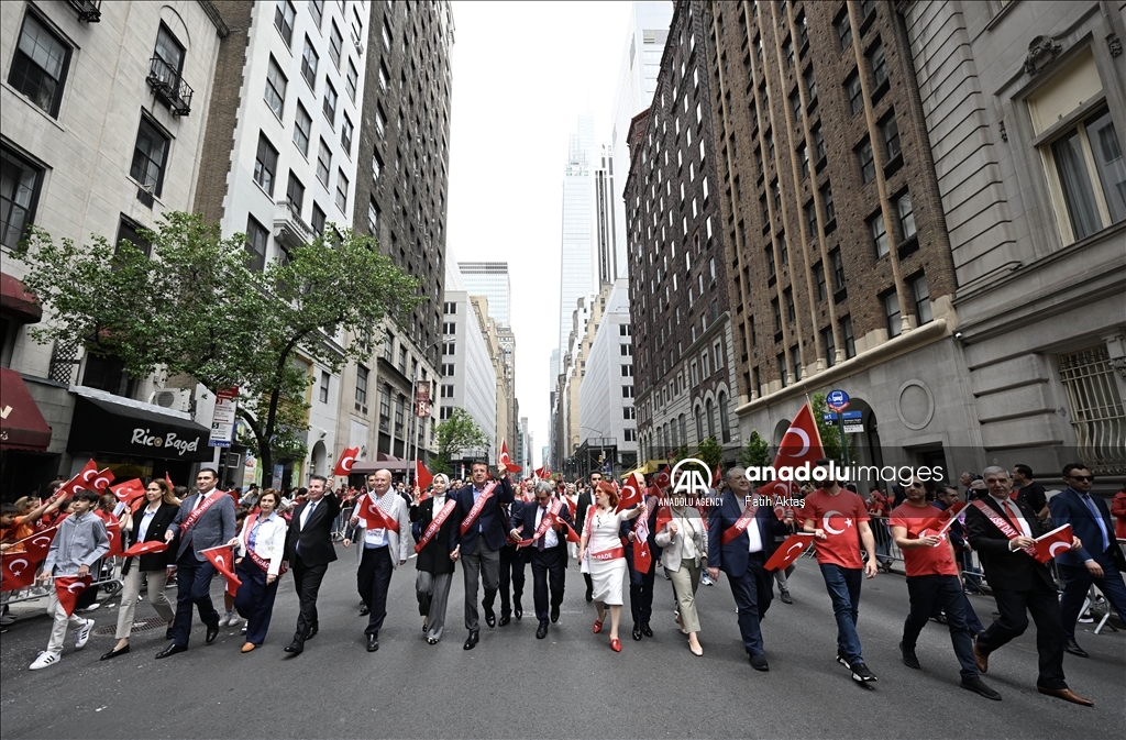 Turkish American community celebrates Turkish Day Parade in New York