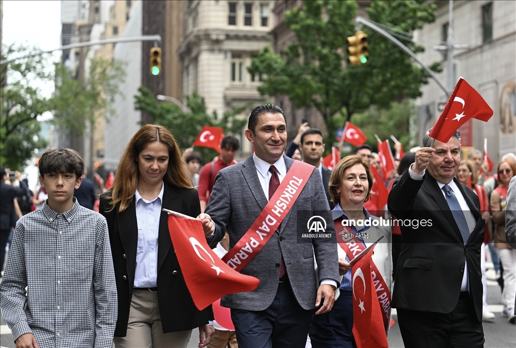 Turkish American community celebrates Turkish Day Parade in New York