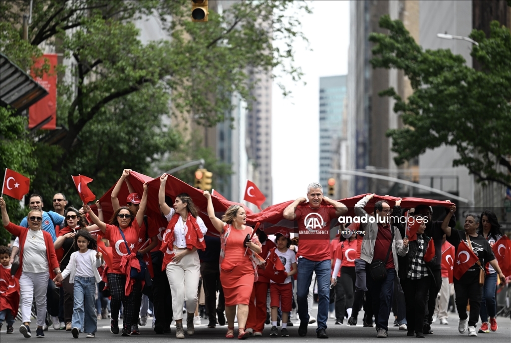 Turkish American community celebrates Turkish Day Parade in New York