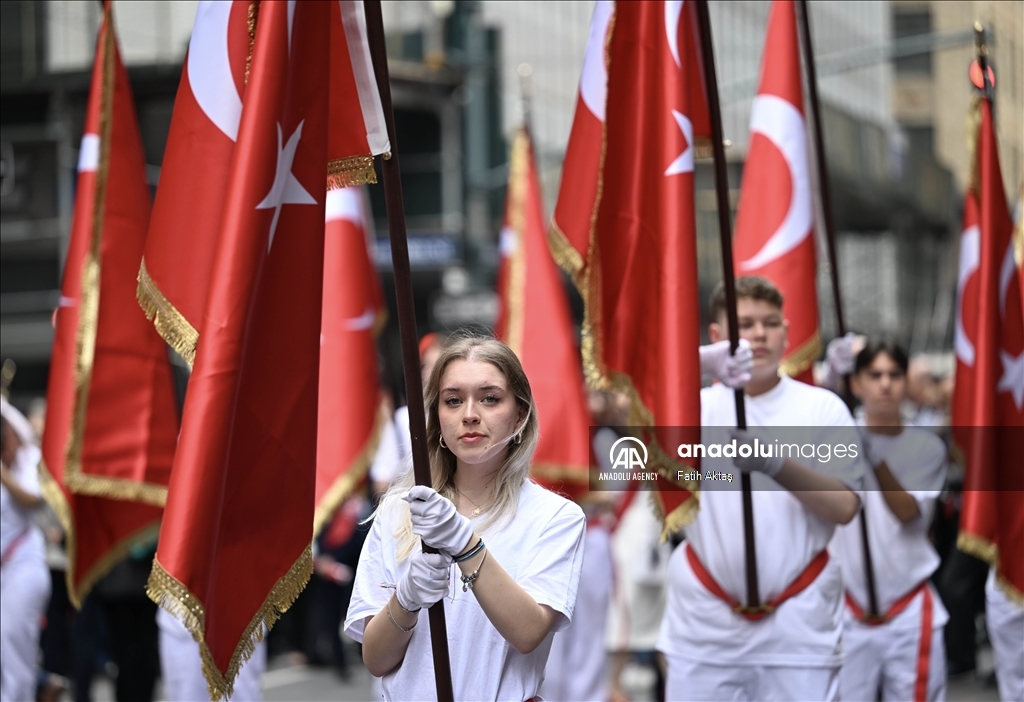 Turkish American community celebrates Turkish Day Parade in New York