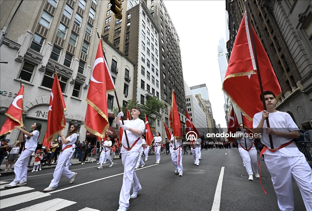 Turkish American community celebrates Turkish Day Parade in New York