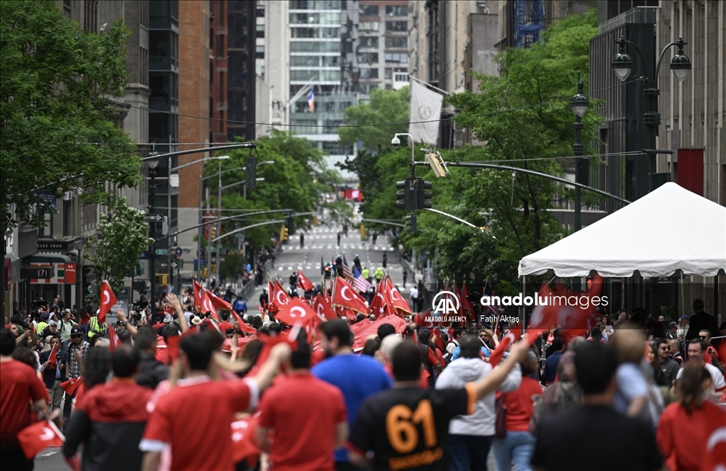 Turkish American community celebrates Turkish Day Parade in New York