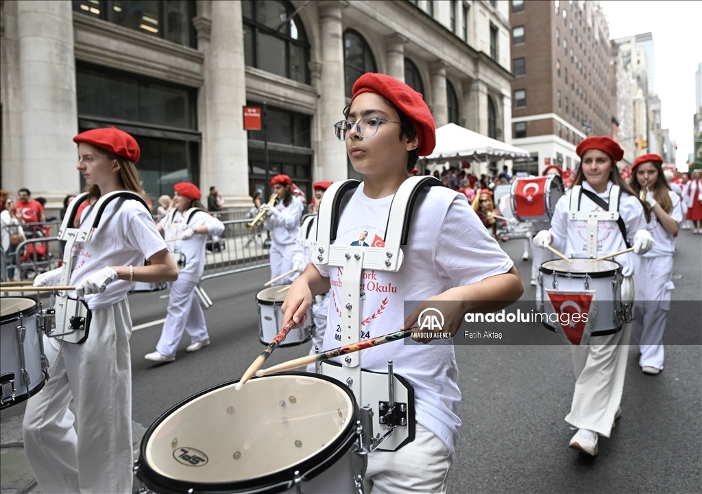 Turkish American community celebrates Turkish Day Parade in New York