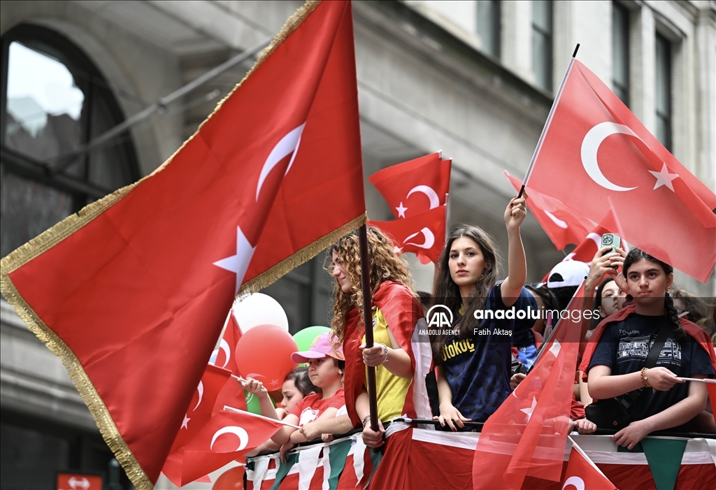 Turkish American community celebrates Turkish Day Parade in New York