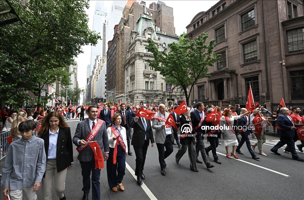 Turkish American community celebrates Turkish Day Parade in New York