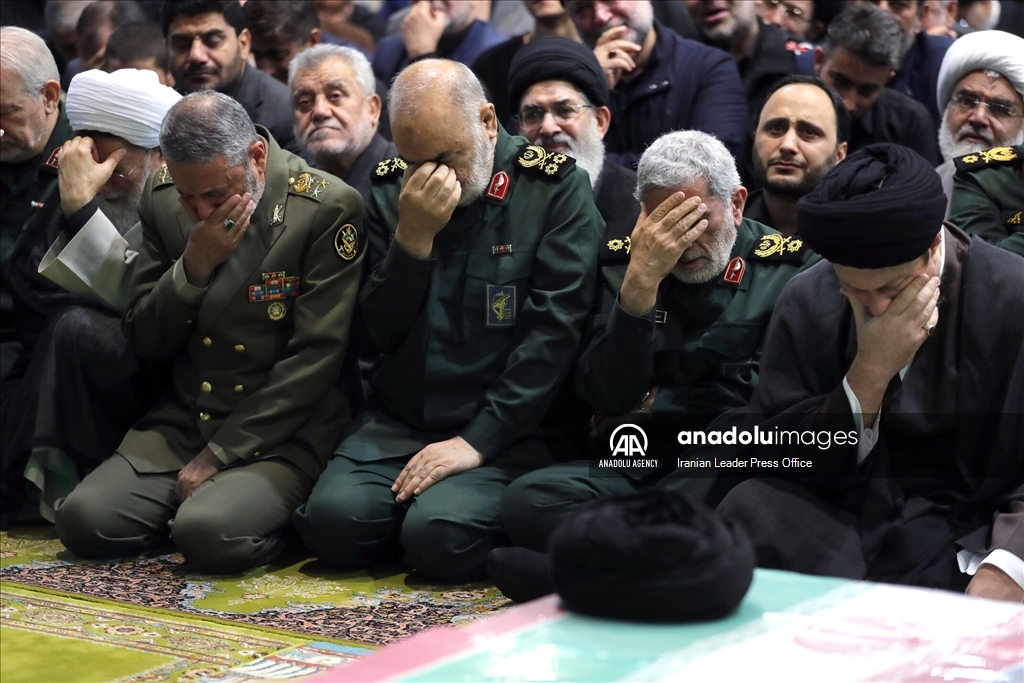 The funeral held for the late Iranian President Raisi in Tehran