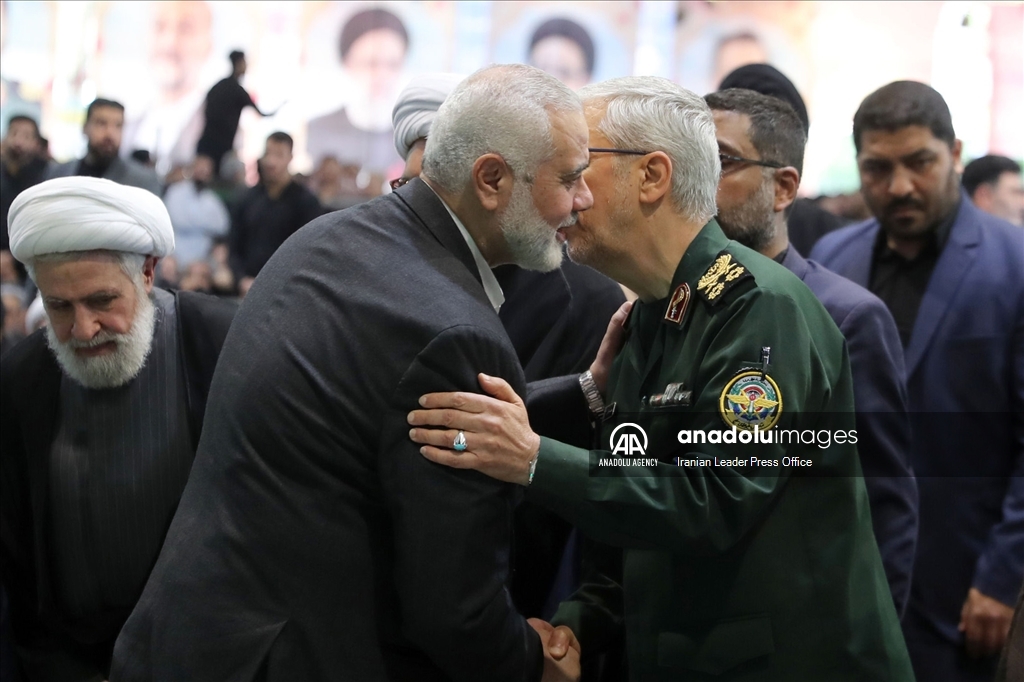 The funeral held for the late Iranian President Raisi in Tehran