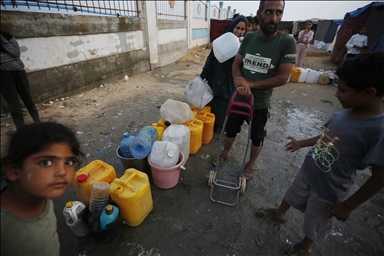 Палестинцы в Дейр-аль-Балахе испытывают нехватку воды