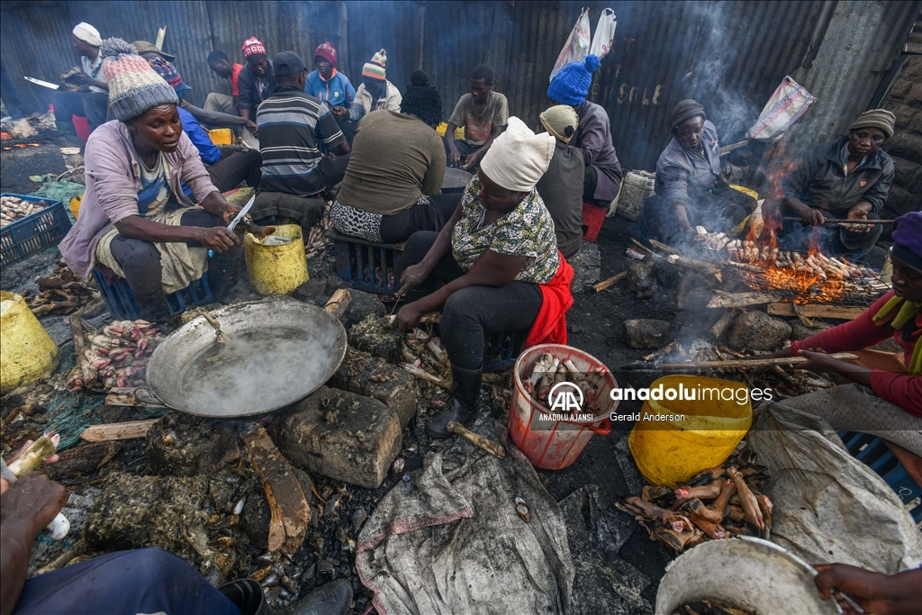 Doğu Afrika ülkesi Kenya'daki sokak yemekleri