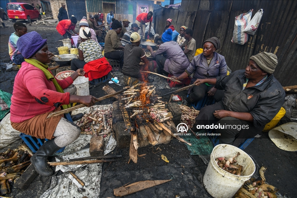 Doğu Afrika ülkesi Kenya'daki sokak yemekleri