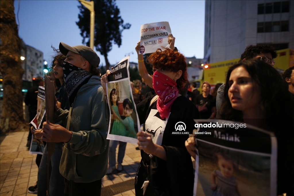 İsrail'in Refah saldırısı Kudüs'te protesto edildi