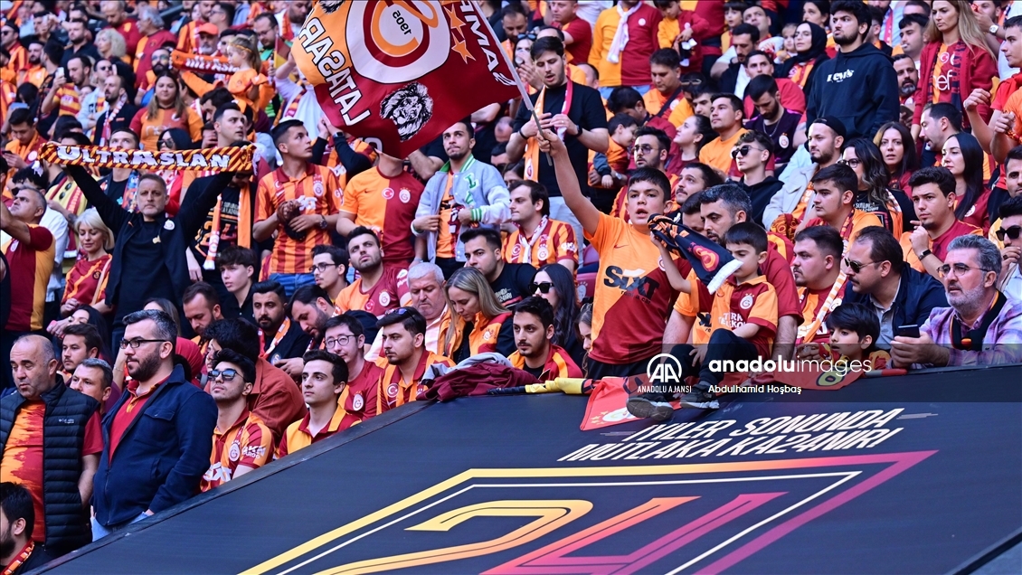 Süper Lig'de şampiyon Galatasaray