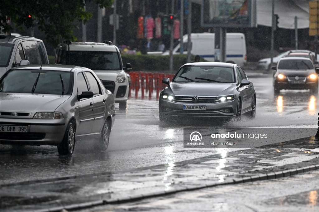Ankara'da sağanak