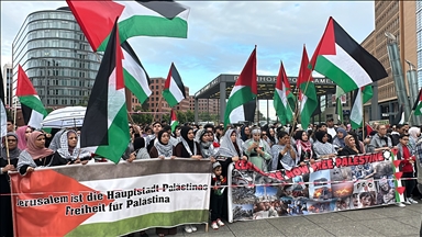 В Берлине прошла демонстрация в поддержку Палестины