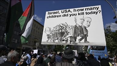 Avrupa'da, İsrail'in aylardır süren Gazze'ye yönelik saldırıları protesto edildi