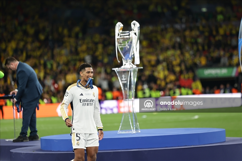 Real Madrid win 2024 UEFA Champions League trophy, beating Borussia  Dortmund 2 - 0 in final