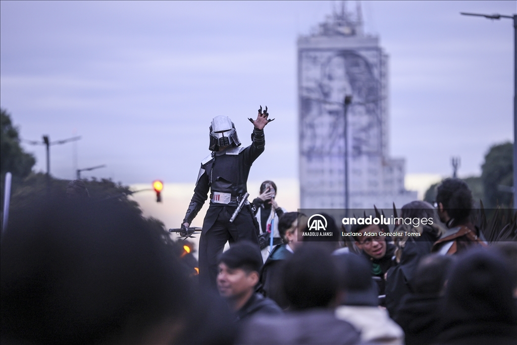 Star Wars filmi hayranları Buenos Aires'te bir araya geldi