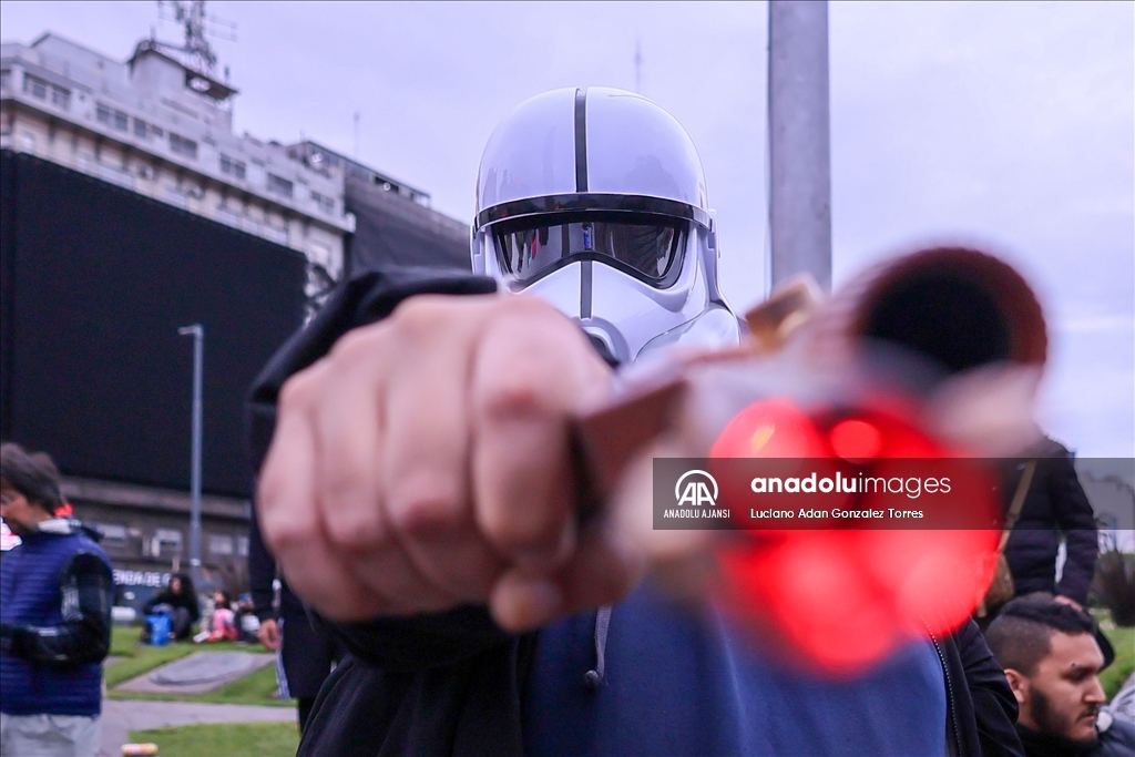 Star Wars filmi hayranları Buenos Aires'te bir araya geldi