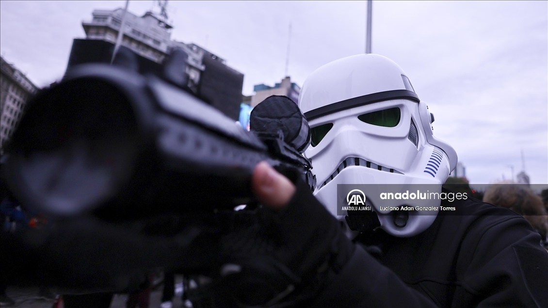 Star Wars filmi hayranları Buenos Aires'te bir araya geldi