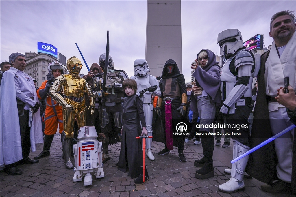 Star Wars filmi hayranları Buenos Aires'te bir araya geldi