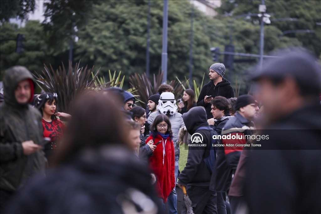 Star Wars filmi hayranları Buenos Aires'te bir araya geldi