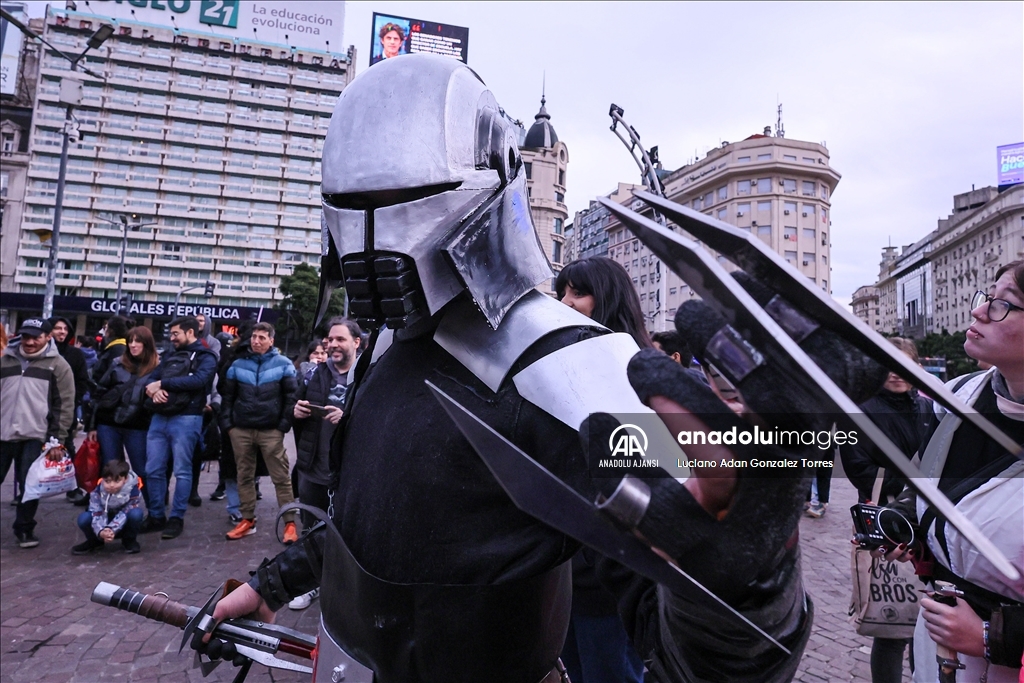 Star Wars filmi hayranları Buenos Aires'te bir araya geldi