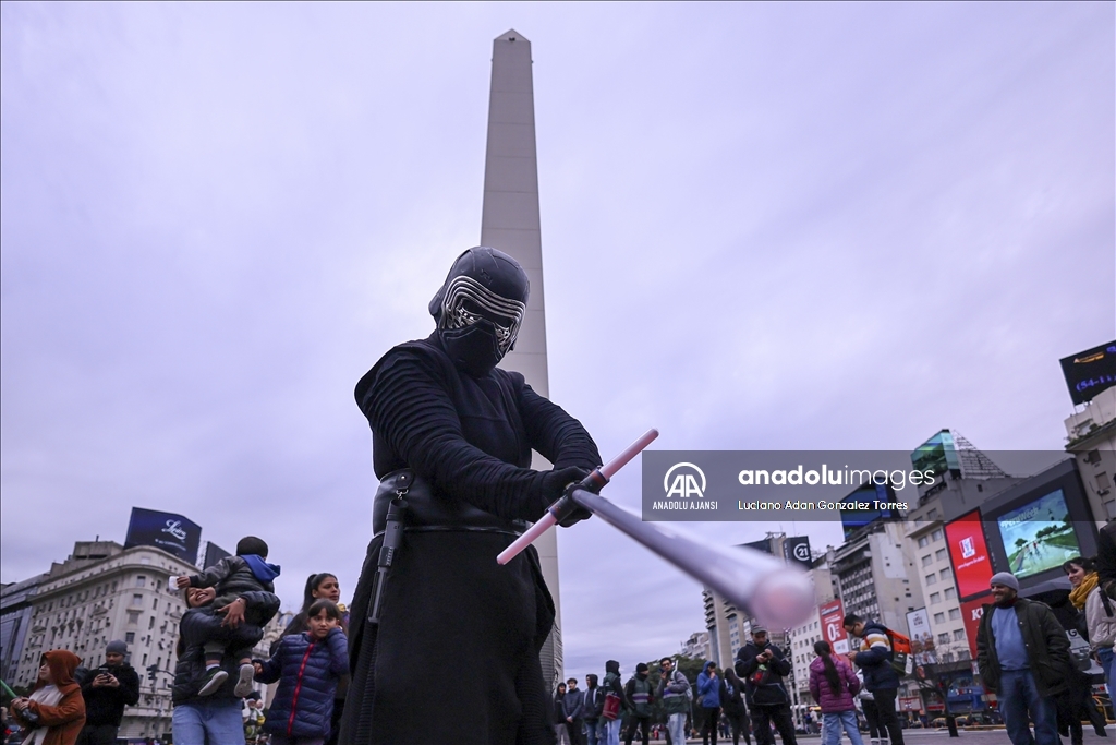 Star Wars filmi hayranları Buenos Aires'te bir araya geldi
